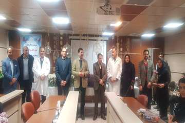 مراسم میلاد با سعادت حضرت فاطمه زهرا (س) و تقدیر از پرستاران نمونه بیمارستان توانبخشی رفیده